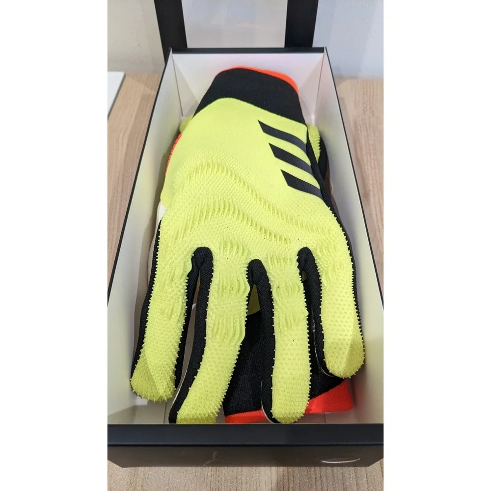 Adidas Predator Pro PC Goalkeeper Gloves Size 12 Yellow Black IQ4024 New Soccer